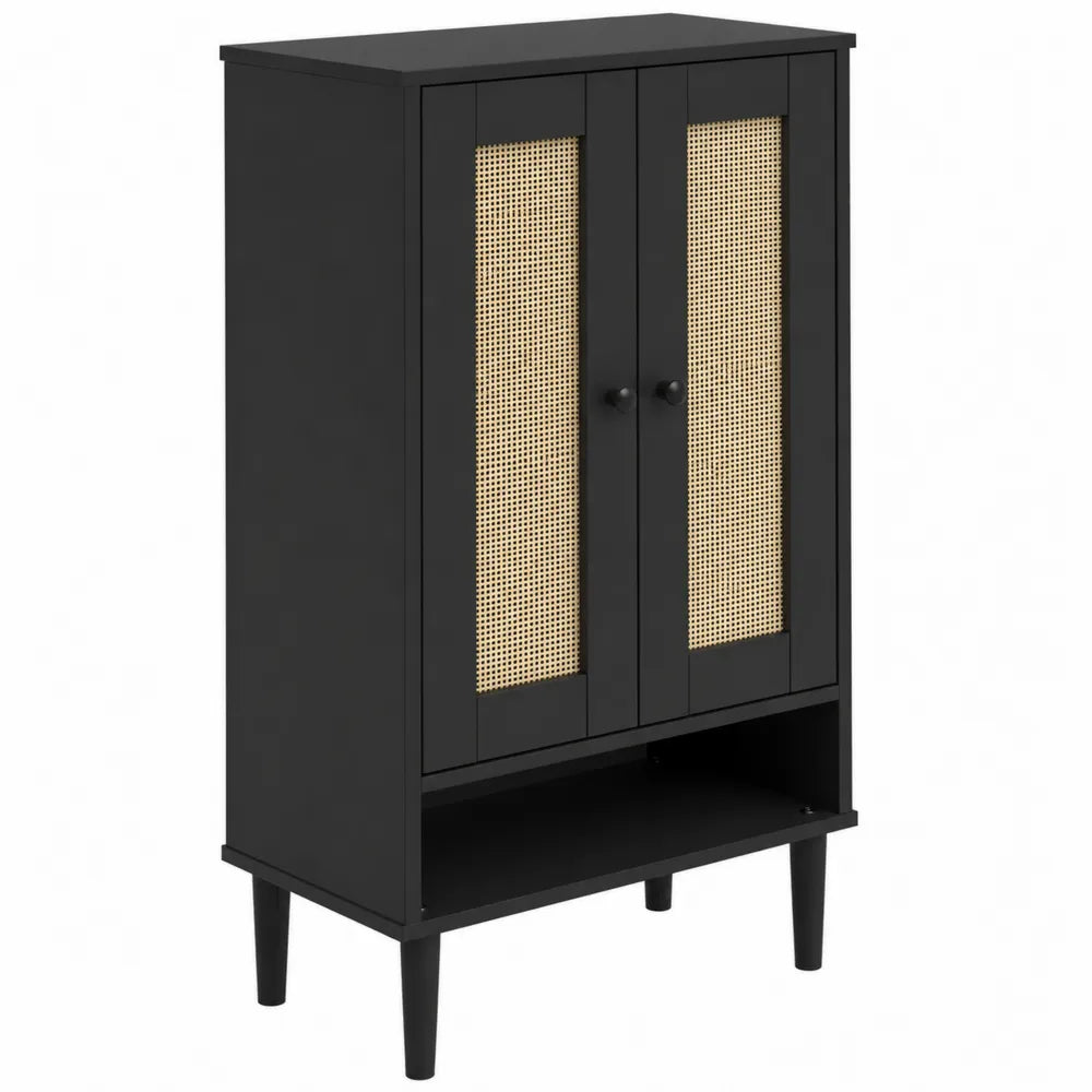 Armoire ¨¤ chaussures en bois avec portes en