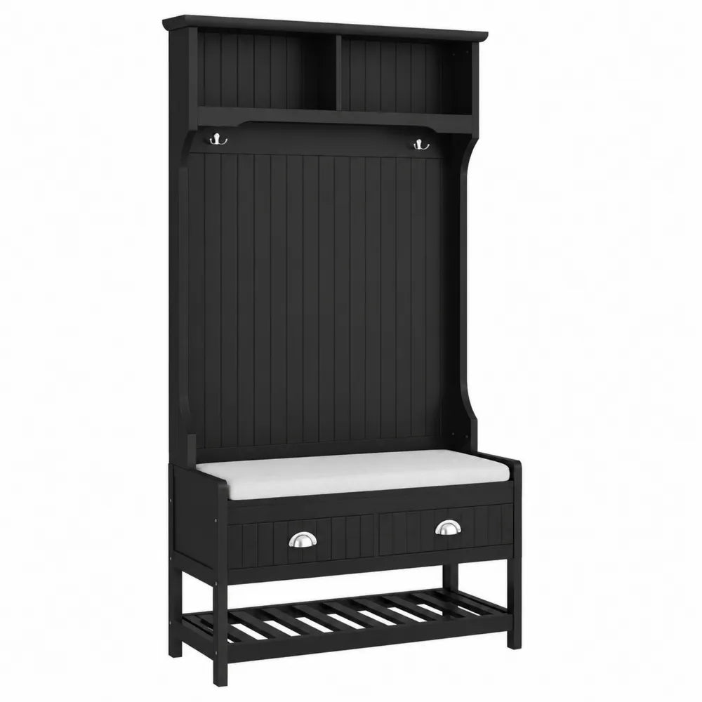 Banc d'Entr¨¦e avec Portemanteau en Bois