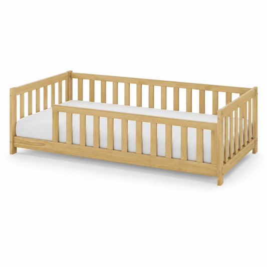 Lit enfant en bois de pin avec barri¨¨res de