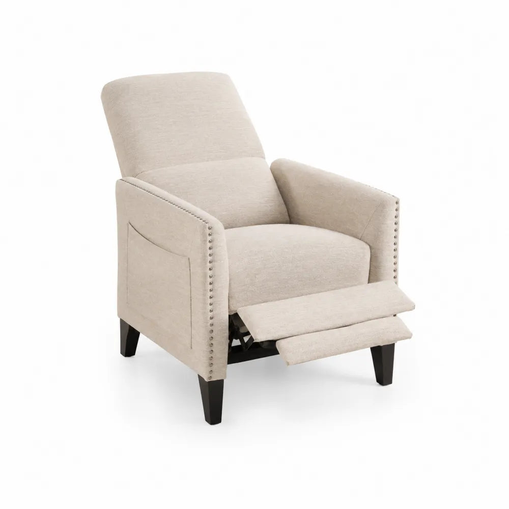 Fauteuil inclinable en tissu polyester